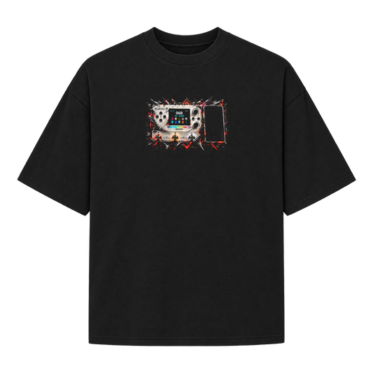 "SAMUEL MARTINS MOOER" Camiseta Oversized Suedine 220g