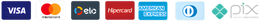 Formas de pagamento