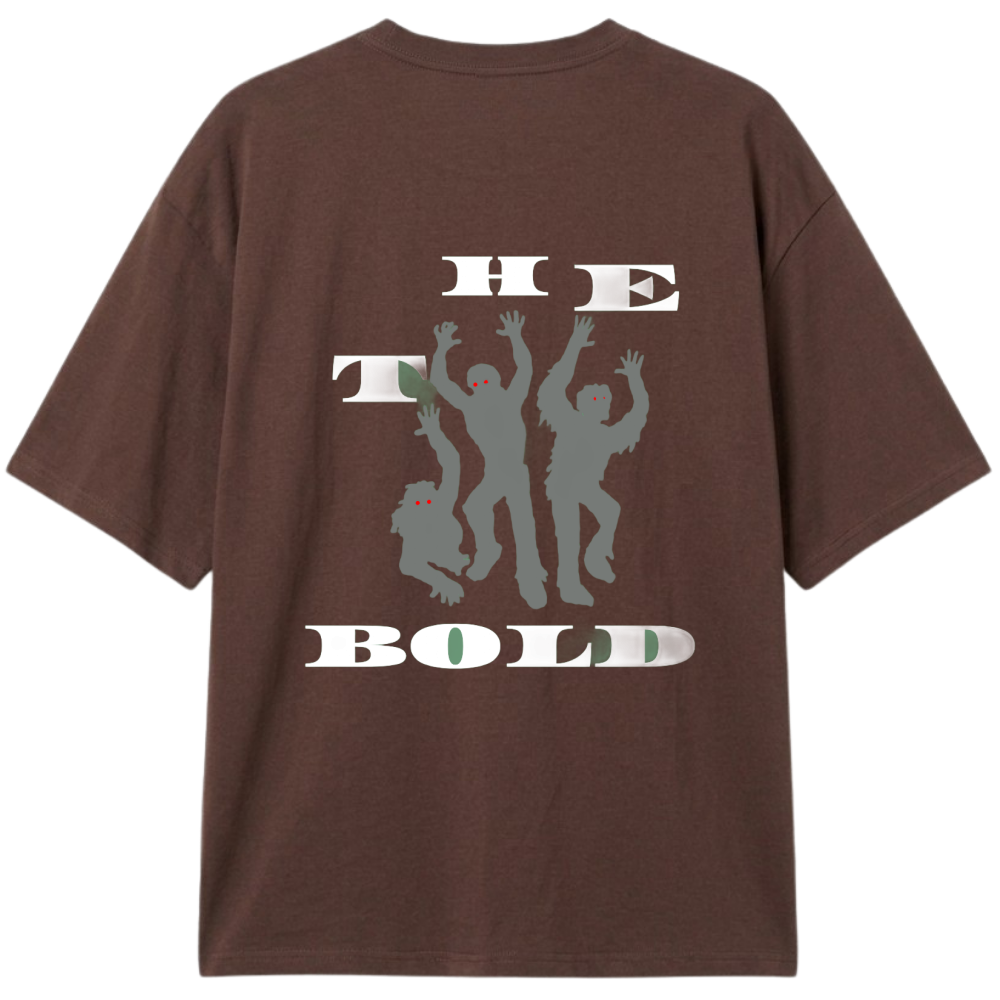 "the bold zombies" Camiseta Oversized Classic