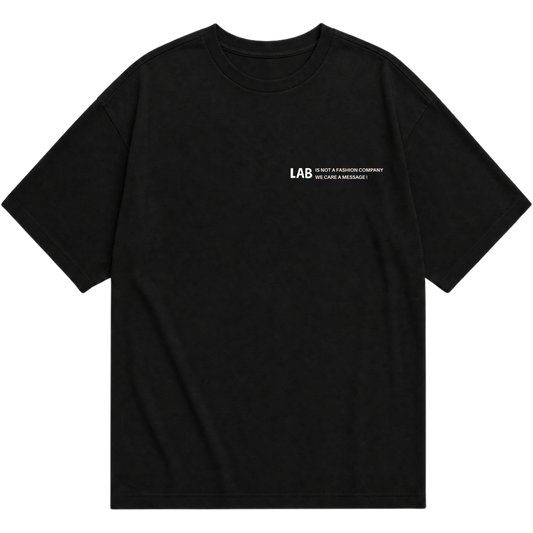 "CAMISA OVERSIZED - LAB Is not a fashion company" Oversized Básica 30.1