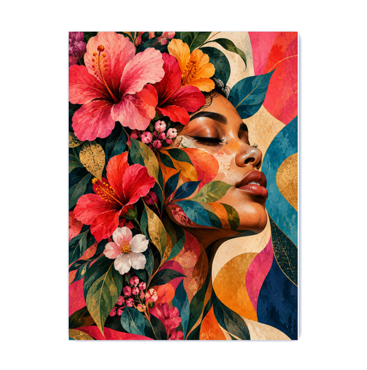 "Rosto em Flores" Poster