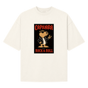 "Capivara Rock & Roll DTF" Camiseta Oversized Suedine 220g