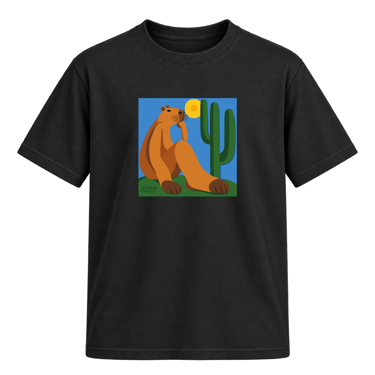 "AbapoCapi DTF" Camiseta Regular Suedine