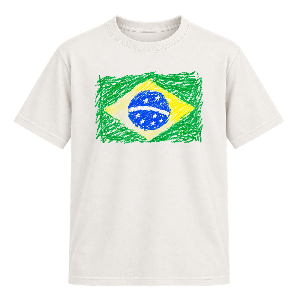 "Brazil" Camiseta Regular Suedine