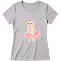 "Baby Look Pinky Kitty" Blusa Baby Look