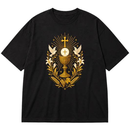 "Eucaristia" Oversized Premium 96% algodão 4% Elastano