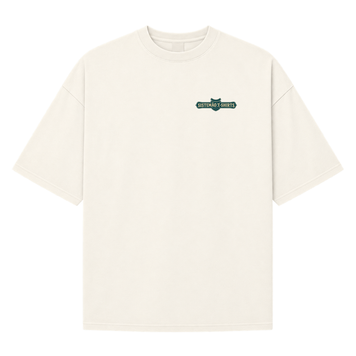 "Estampa/AMÉM" Camiseta Oversized Suedine 220g