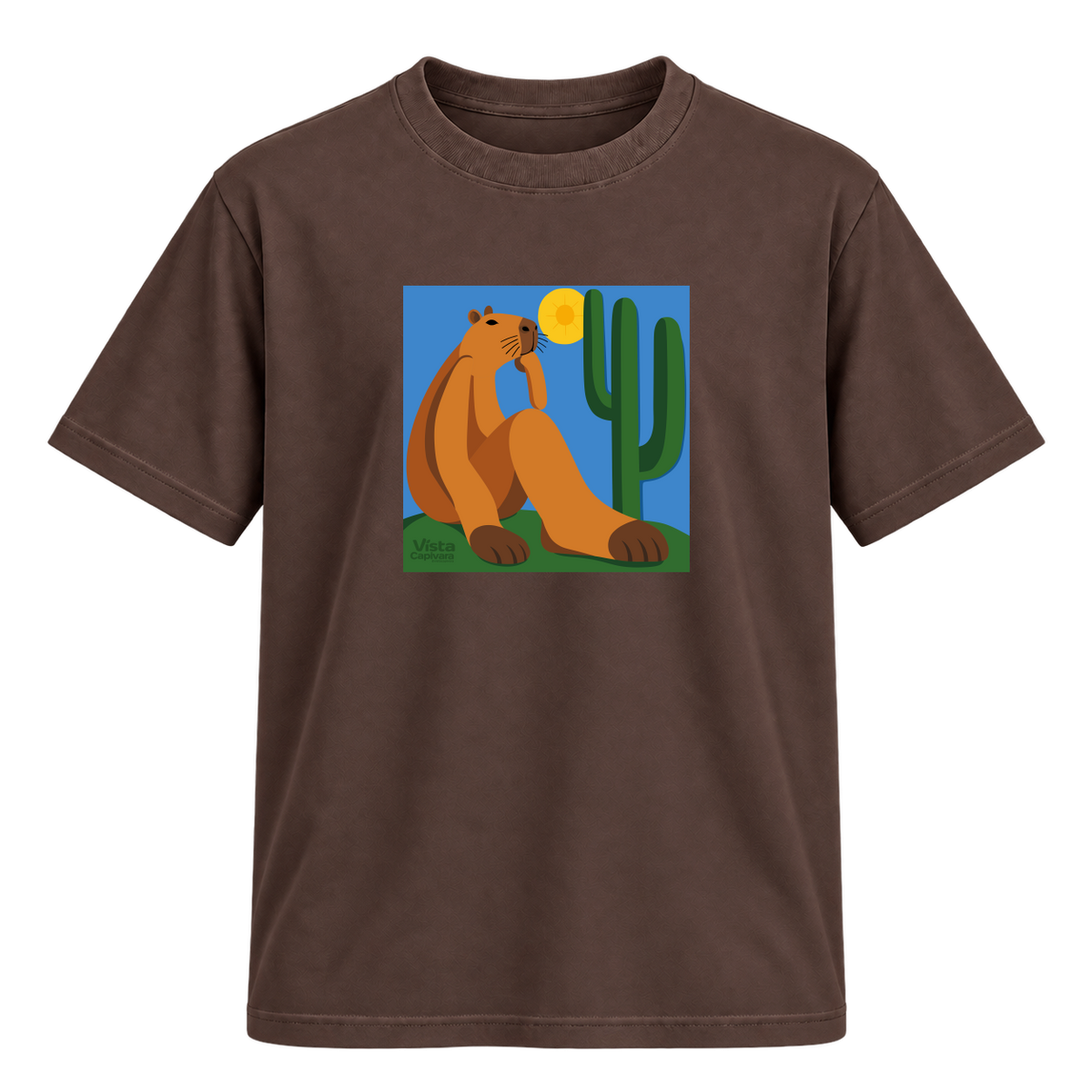 "AbapoCapi DTF" Camiseta Regular Suedine