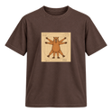 "Capivara Vitruviana DTF" Camiseta Regular Suedine