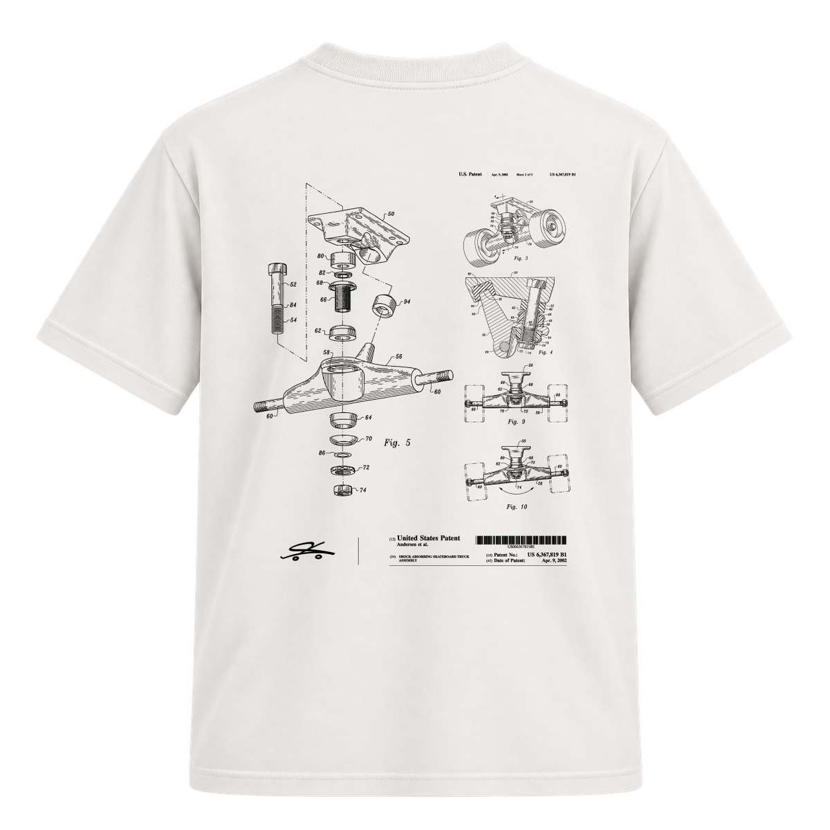 "SKATE TRUCK PROJECT" Camiseta Regular Suedine