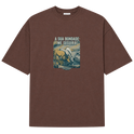 "Estampa/SUA BONDADE" Camiseta Oversized Suedine 220g