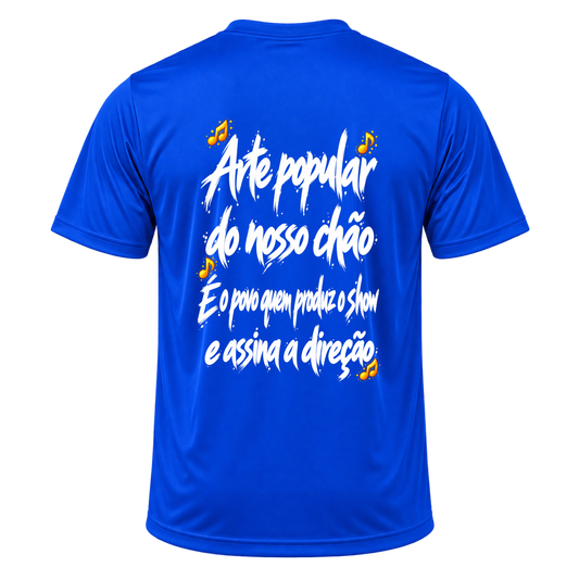 "Camiseta Dryfit Masculina Basic- Art popular o nosso chão" Camiseta Dryfit Masculina Basic
