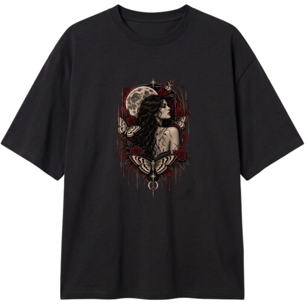 "Moth Souls" Camiseta Oversized Classic