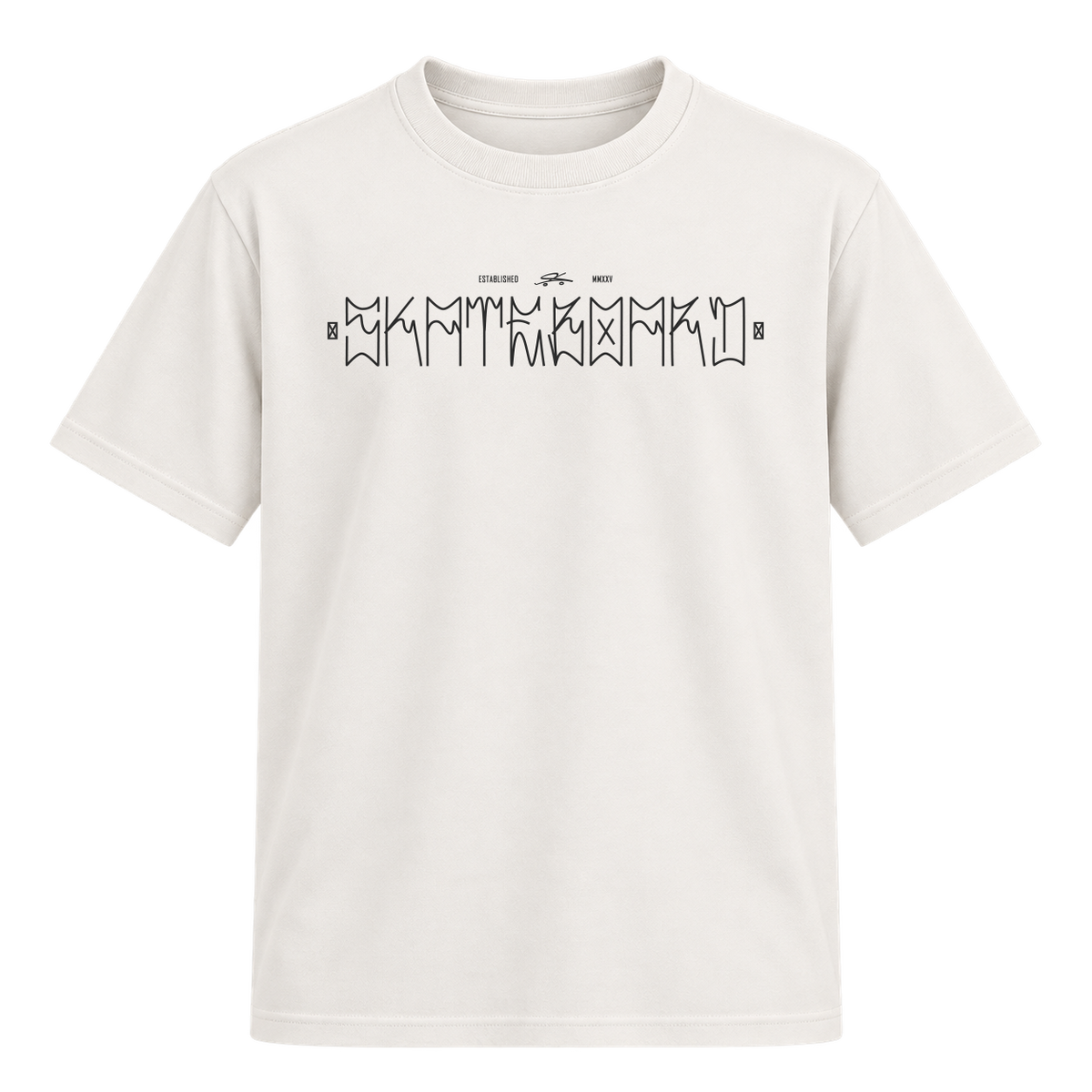 "SKATE TRUCK PROJECT" Camiseta Regular Suedine