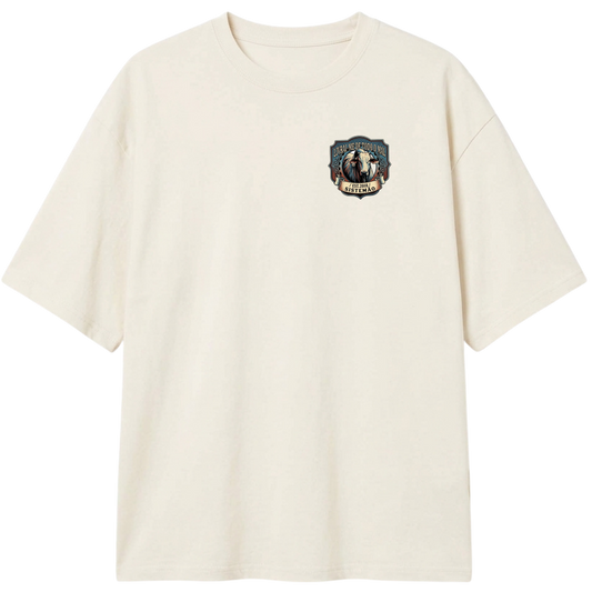 "Estampa/LIVRAI-ME" Camiseta Oversized Classic