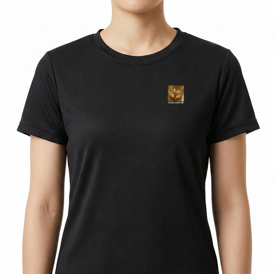 "More Coffee Cat UV Performance" Camiseta Regular Poliamida UV