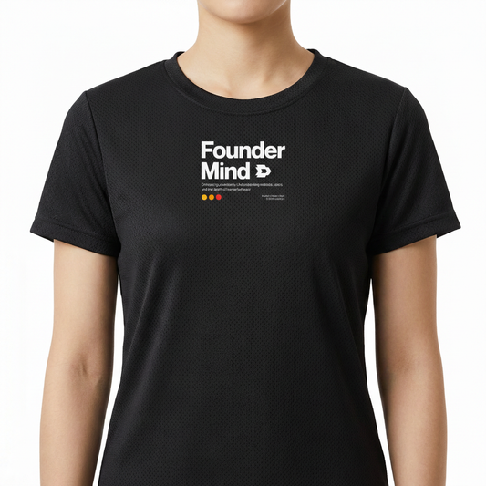 "DRY-FIT // FOUNDER MIND" Camiseta Regular Poliamida UV