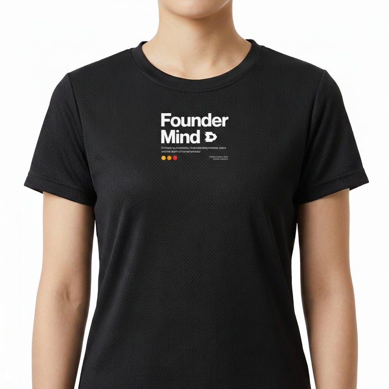 "DRY-FIT // FOUNDER MIND" Camiseta Regular Poliamida UV