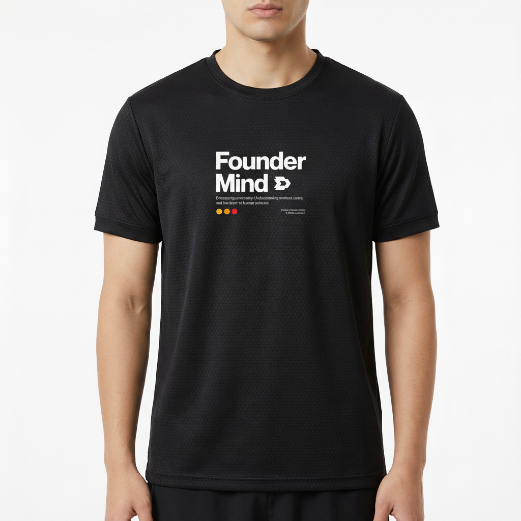 "DRY-FIT // FOUNDER MIND" Camiseta Regular Poliamida UV