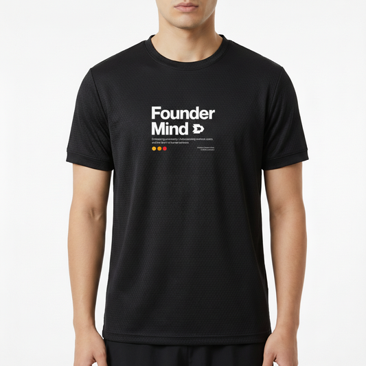 "DRY-FIT // FOUNDER MIND" Camiseta Regular Poliamida UV