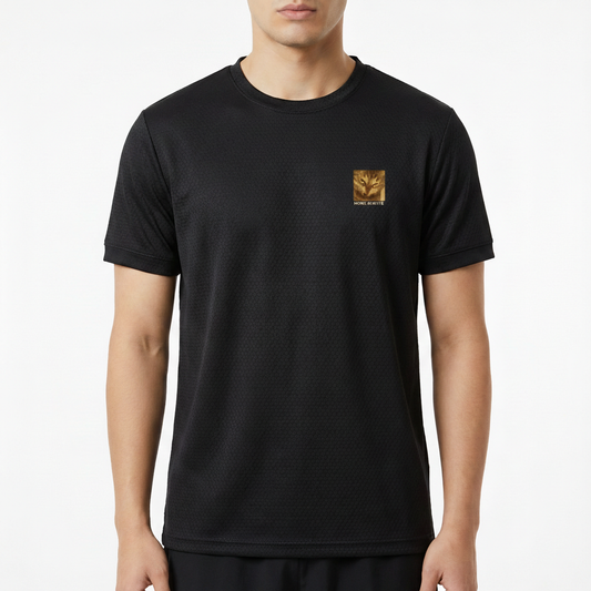 "More Coffee Cat UV Performance" Camiseta Regular Poliamida UV
