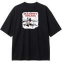 "Seja forte e corajoso" Camiseta Oversized Premium