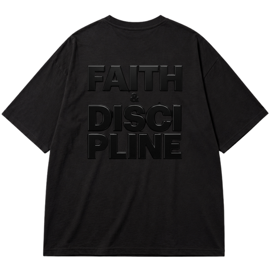 "TRUTH - DISCIPLINE" Oversized Premium 96% algodão 4% Elastano
