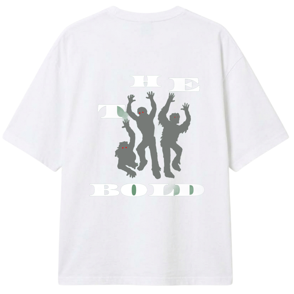 "the bold zombies" Camiseta Oversized Classic