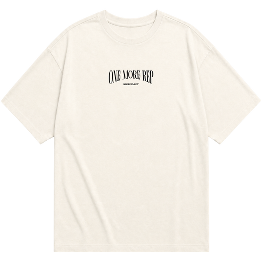 "OVERSIZED ONE MORE REP" Oversized Básica 30.1
