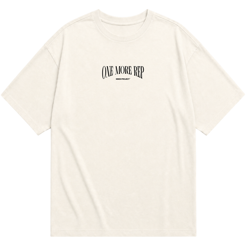 "OVERSIZED ONE MORE REP" Oversized Básica 30.1