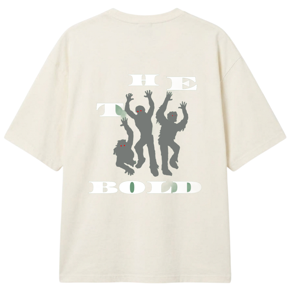 "the bold zombies" Camiseta Oversized Classic