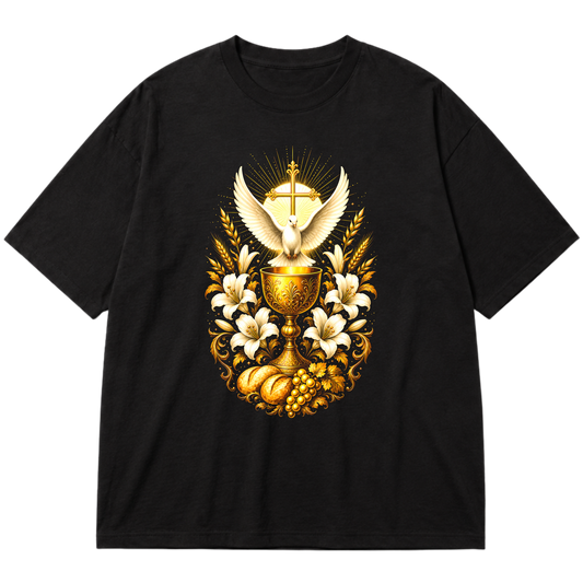 "Eucaristia" Oversized Premium 96% algodão 4% Elastano
