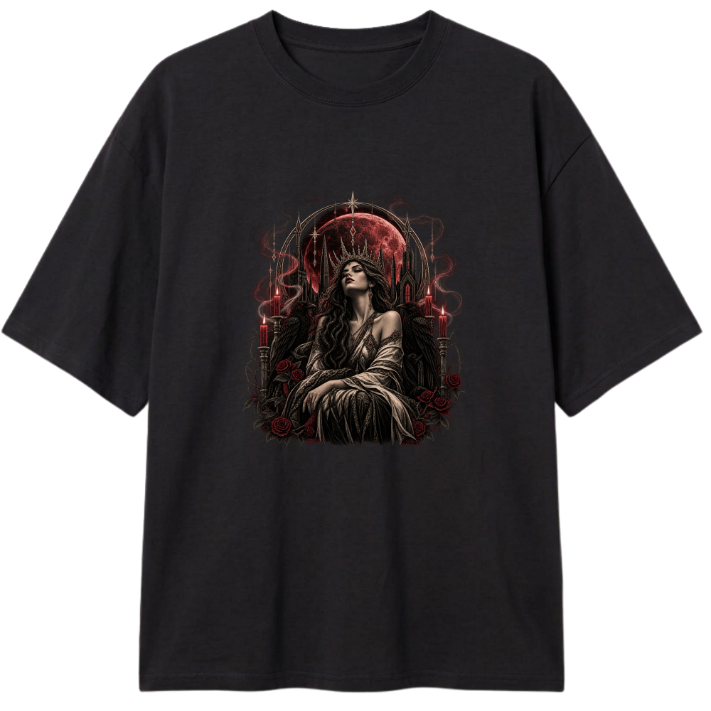 "Queen of Hell" Camiseta Oversized Classic