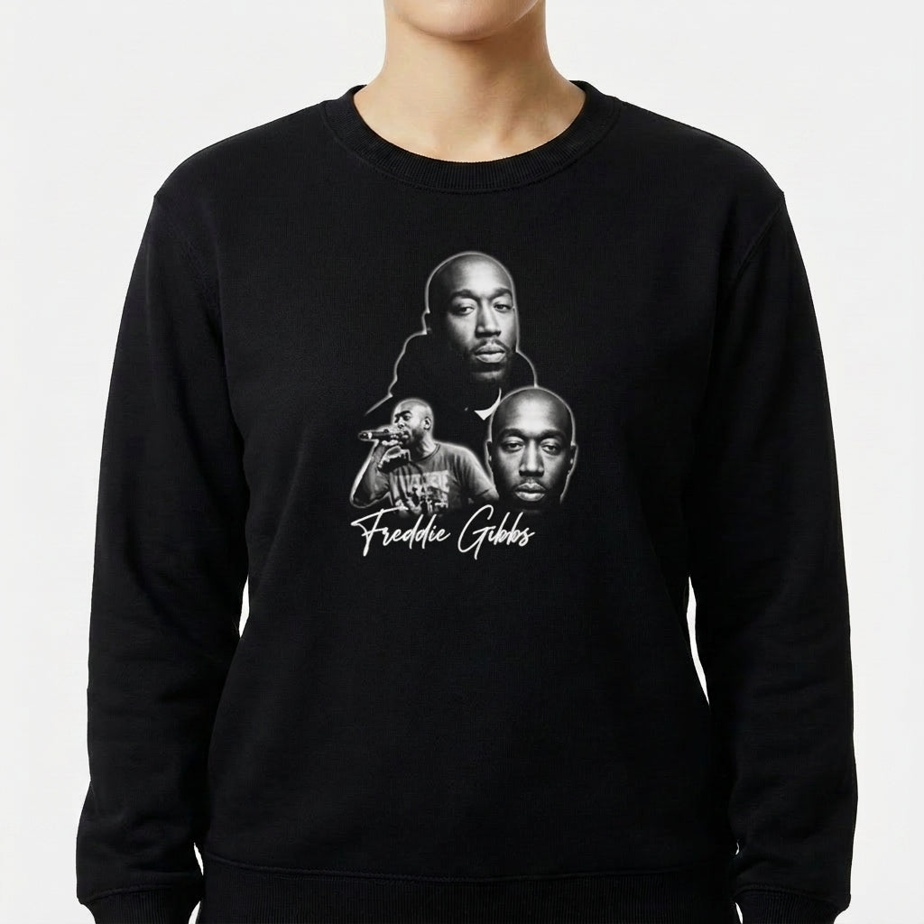 "FREDDIE GIBBS" Blusão Moletom