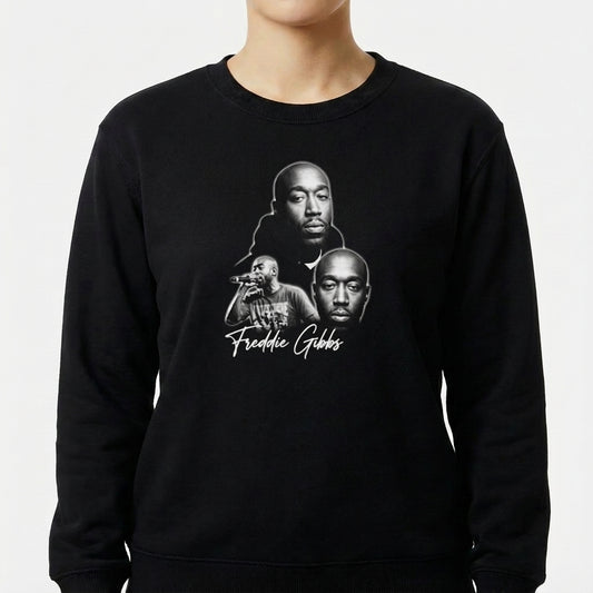 "FREDDIE GIBBS" Blusão Moletom