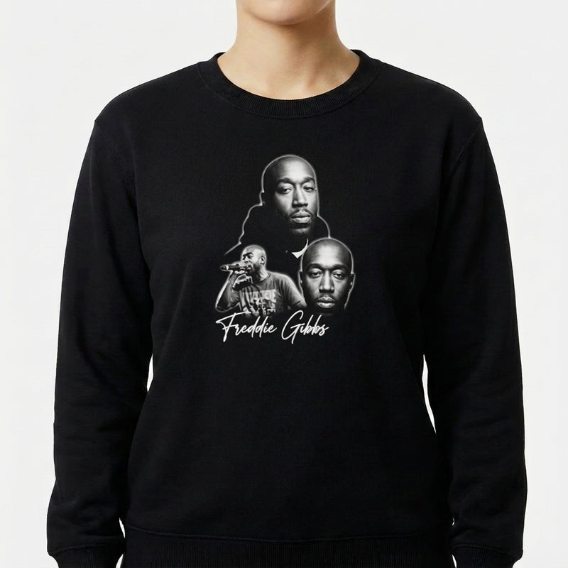 "FREDDIE GIBBS" Blusão Moletom