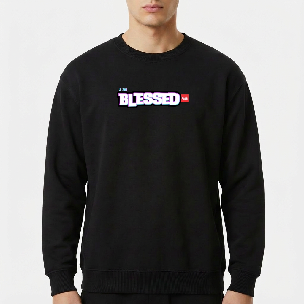 "Moletom Blessed" Blusão Moletom