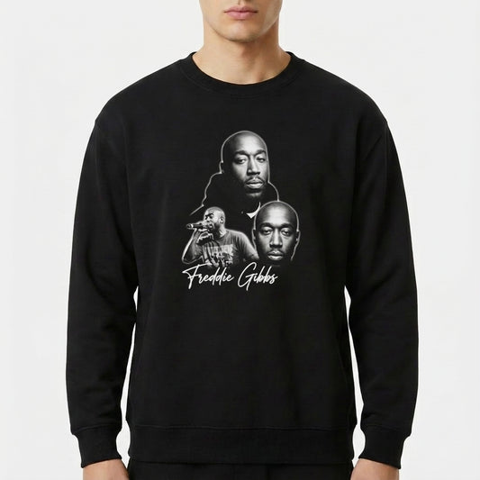 "FREDDIE GIBBS" Blusão Moletom