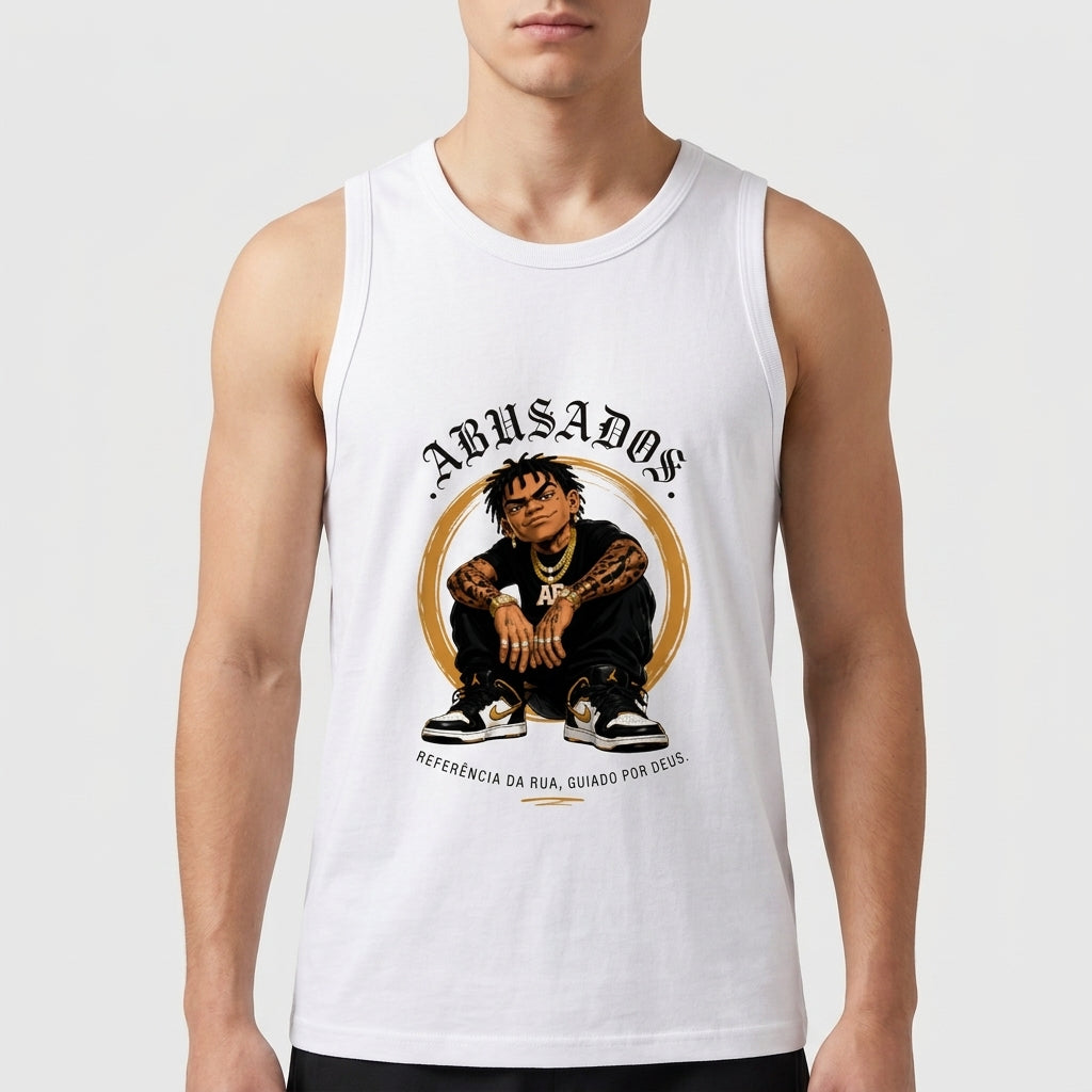 "Camiseta Regular Poliamida UV" Regata Básica