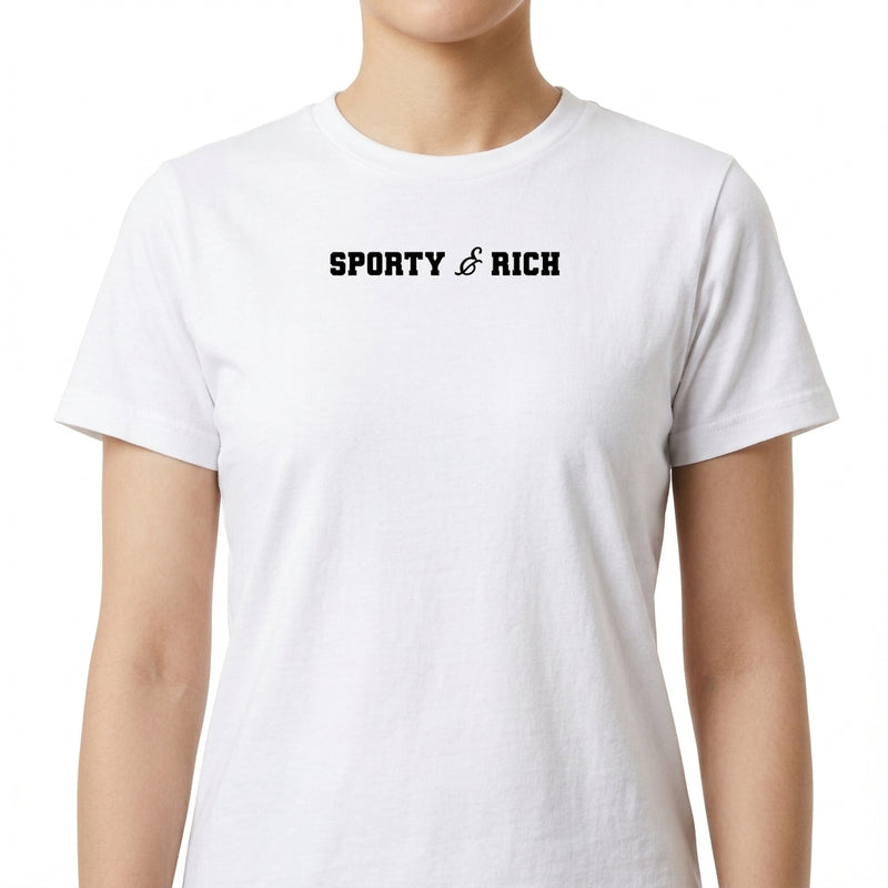 "Camiseta Sporty e Rich Rowker Poliamida" Camiseta Regular Poliamida UV