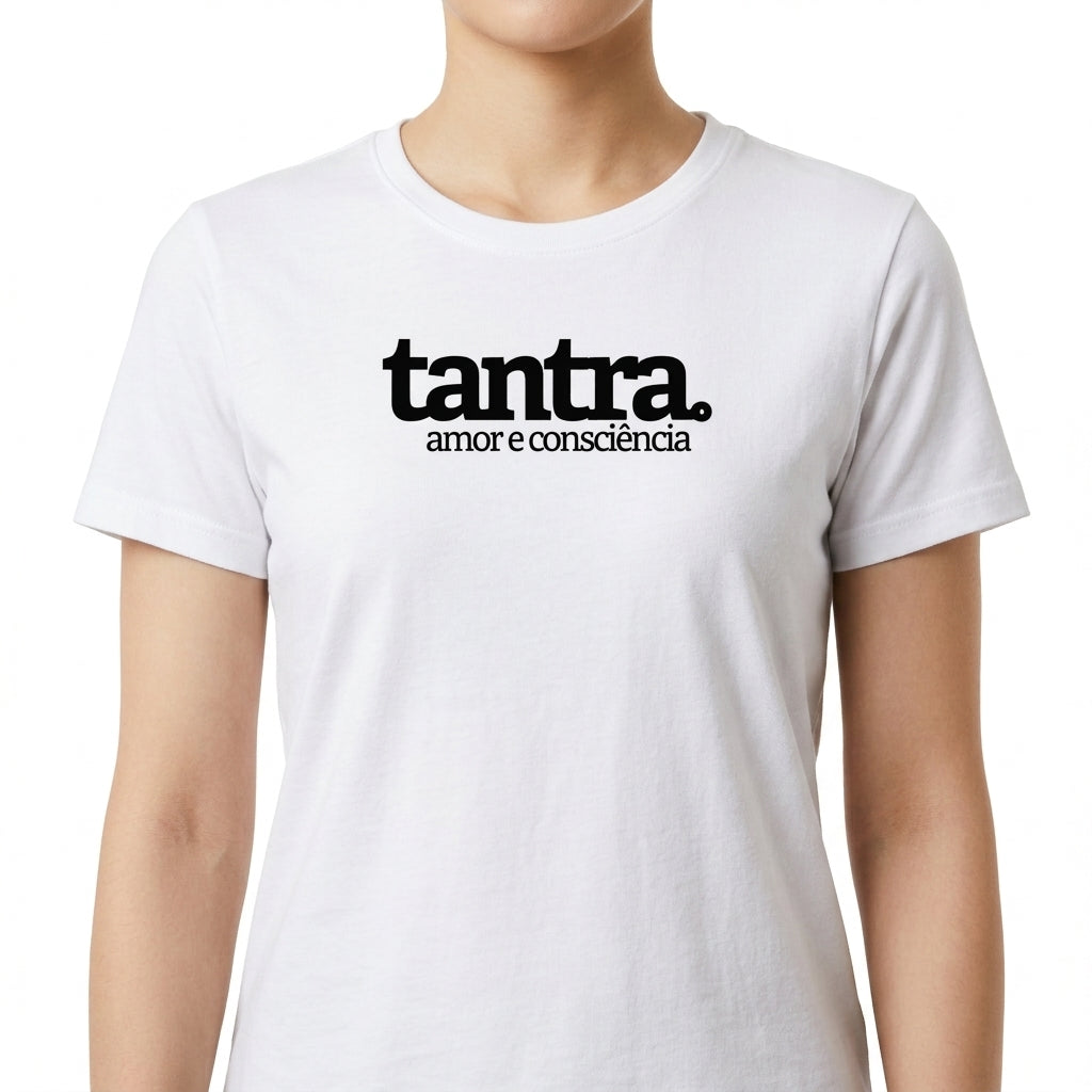"Camiseta UV | Tantra - Amor e Consciência" Camiseta Regular Poliamida UV