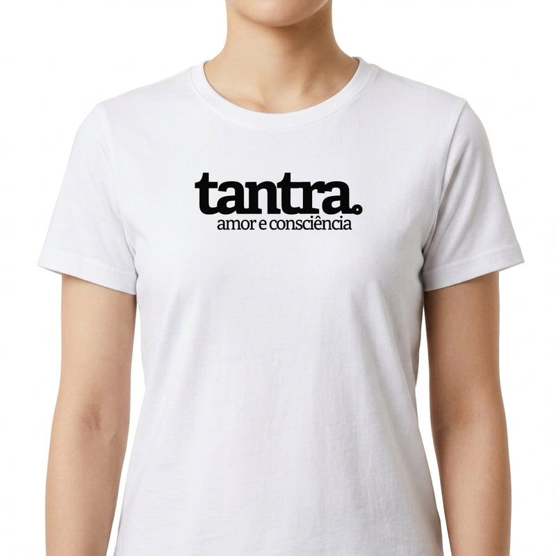"Camiseta UV | Tantra - Amor e Consciência" Camiseta Regular Poliamida UV