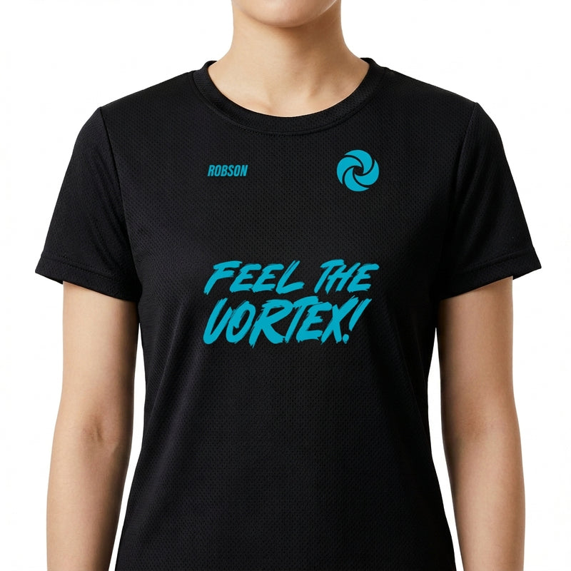 "Camiseta Vortex Boituva 2026 - Robson (Tarado)" Camiseta Regular Poliamida UV