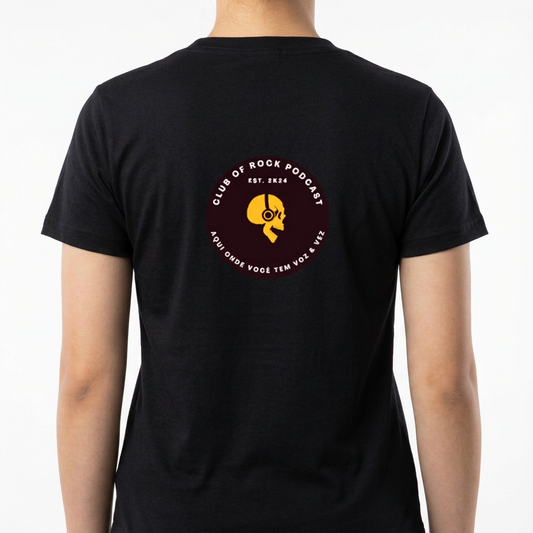 "Club Of Rock Podcast Est.2k24" Camiseta Regular Poliamida UV