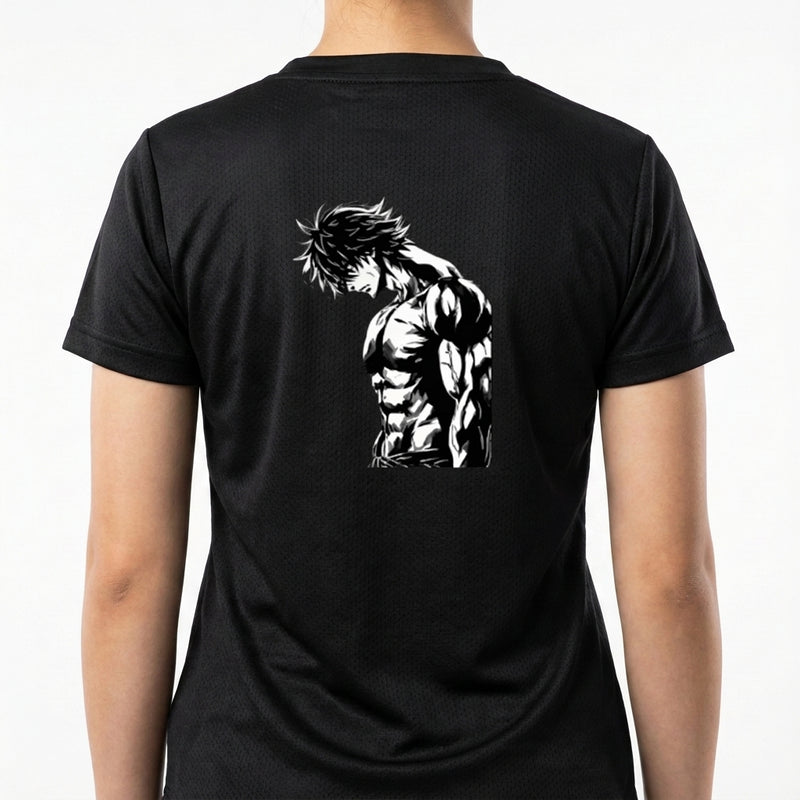 "Baki Hanma - Camiseta DryFit Premium Unissex" Camiseta Regular Poliamida UV
