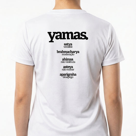 "BRAHMACARYA - YAMAS - UV" Camiseta Regular Poliamida UV