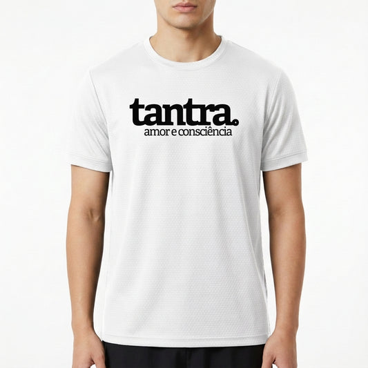 "Camiseta UV | Tantra - Amor e Consciência" Camiseta Regular Poliamida UV