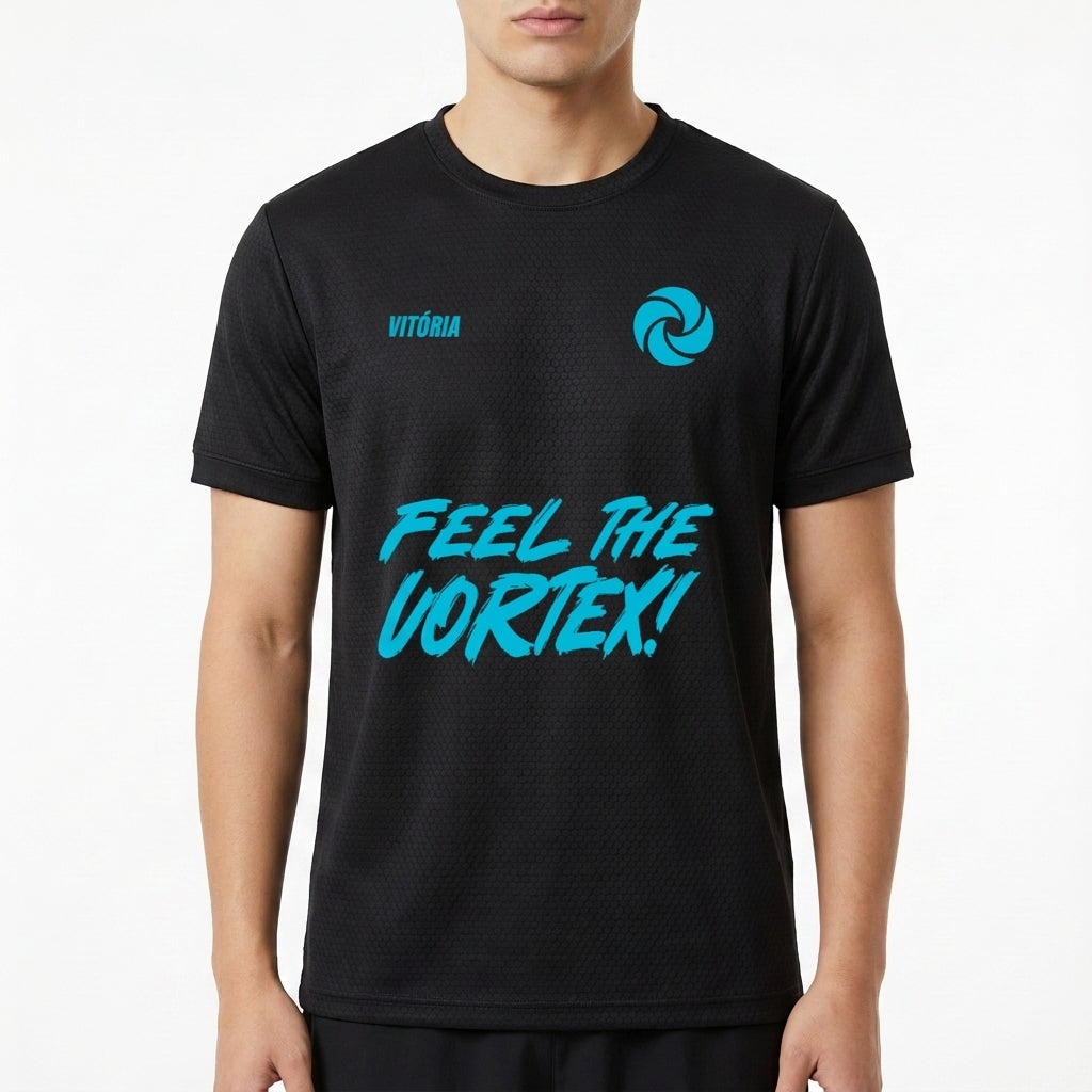 "Camiseta Vortex Boituva 2026 - Vitória" Camiseta Regular Poliamida UV