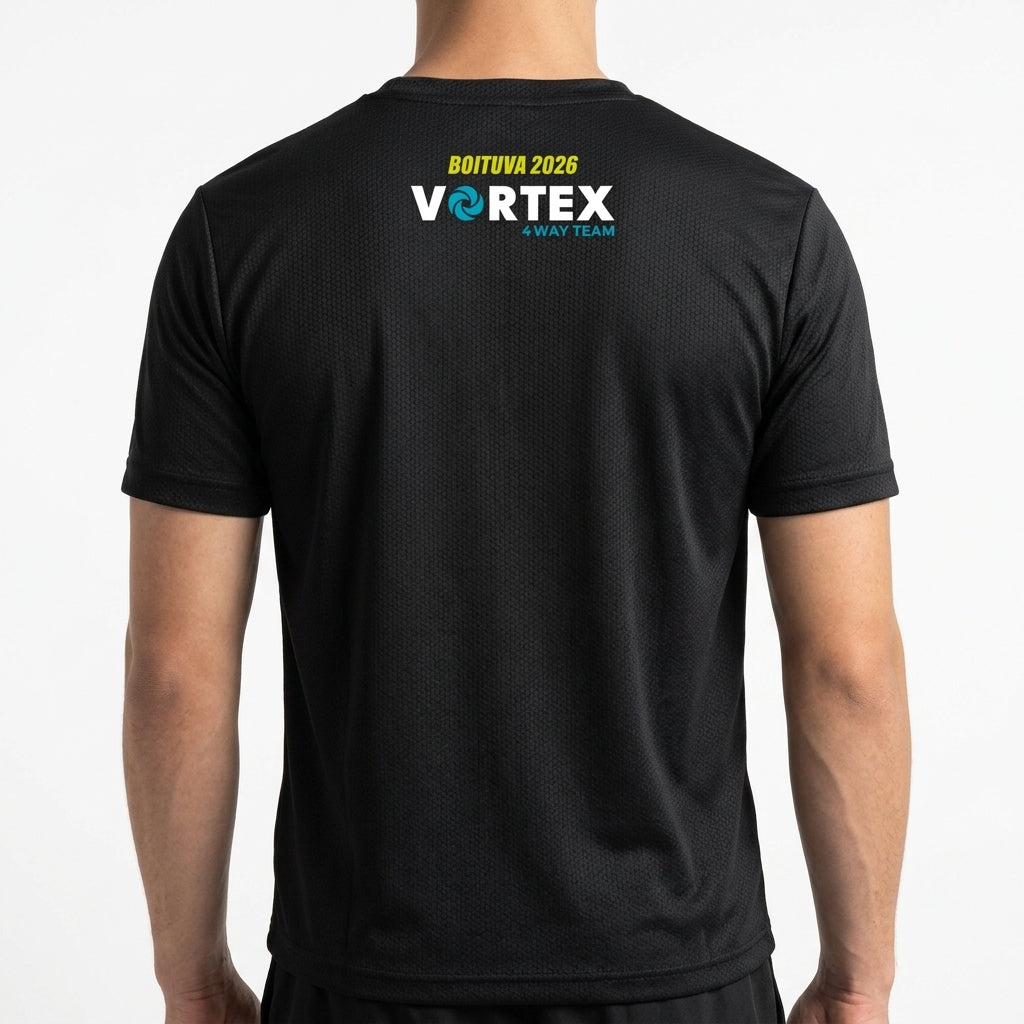"Camiseta Vortex Boituva 2026 - Tiago Mohr" Camiseta Regular Poliamida UV
