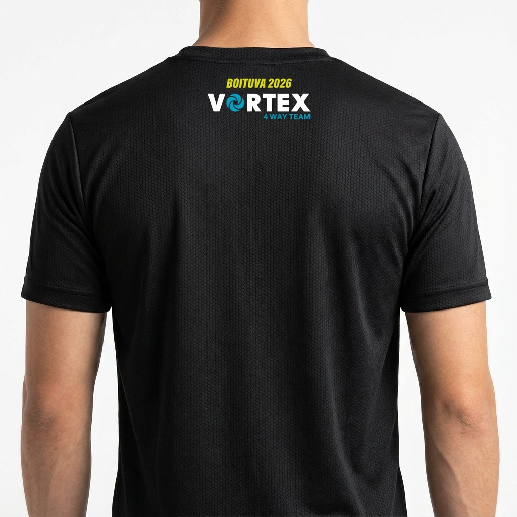 "Camiseta Vortex Boituva 2026 - Diego Federhen (Schimia)" Camiseta Regular Poliamida UV